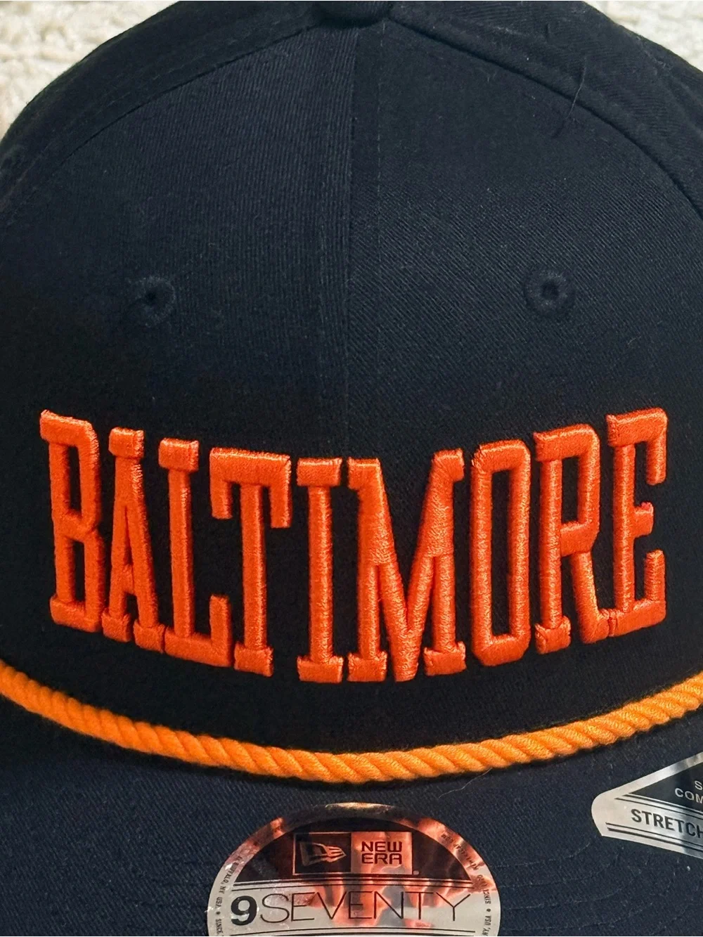 New Era Baltimore Orioles Mlb City Connect 9Seventy Stretch-Snap Snapback Hat
